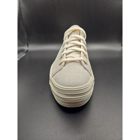 Keds Triple Kick Slip On Women 9.5 Shoes Gold Metallic Platform Loafers Coquette - Picture 4 of 9